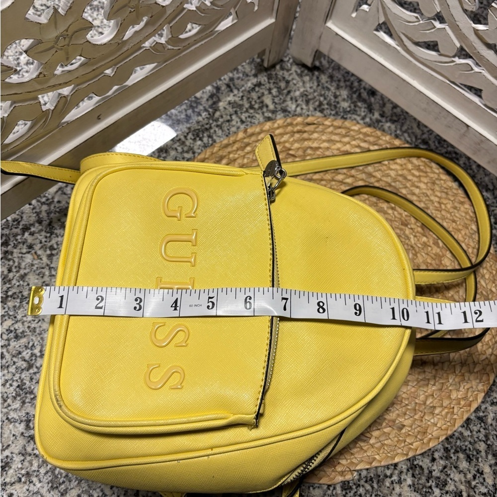 Guess Yellow Mini Backpack - Picture 10 of 12